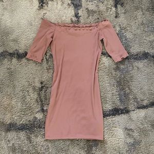 Topshop Off-Shoulder Mini Dress 💕